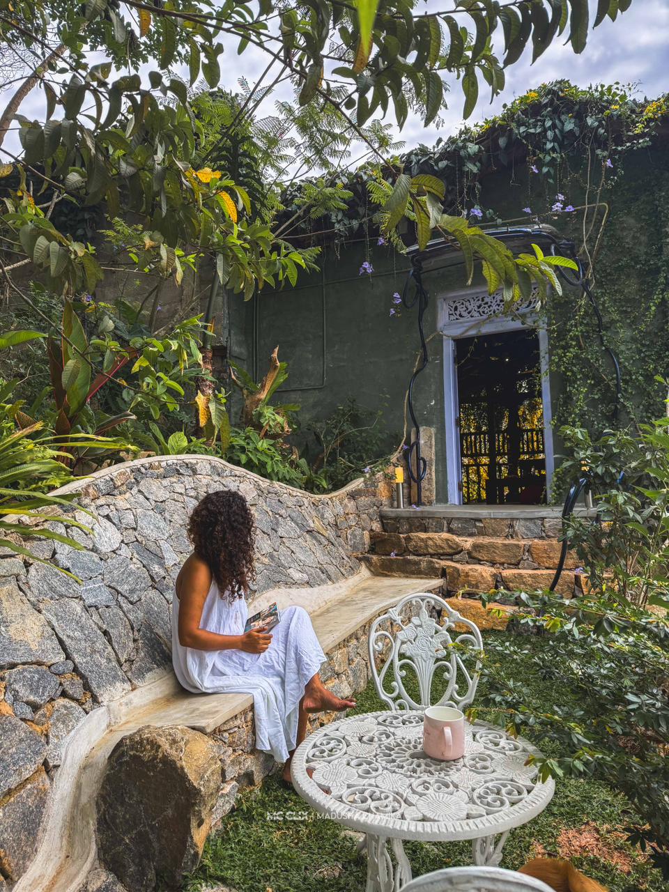 Intimate wedding registration setting at GODDESS